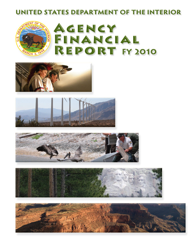 FY 2010 Agency Financial Report | U.S. Department of the Interior