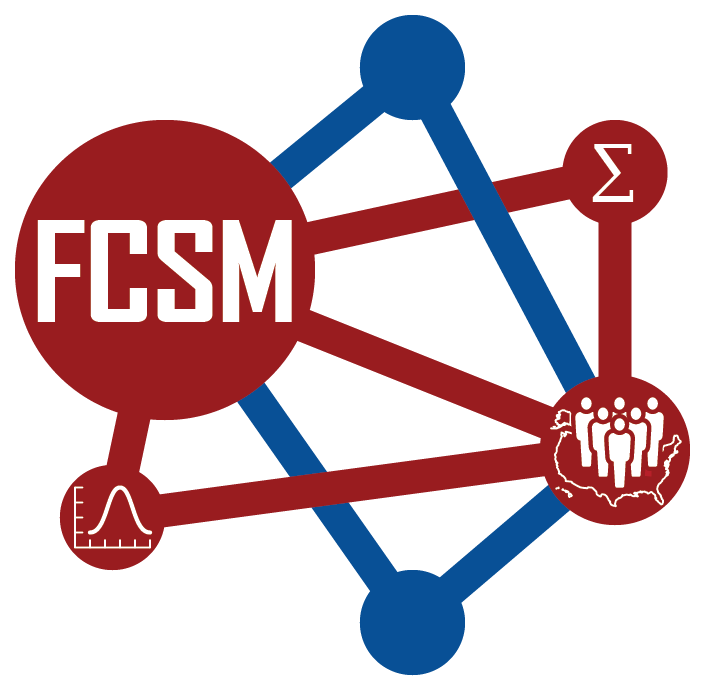 Logo of the Federal Committee on Statistical Methodology, showing a network graph