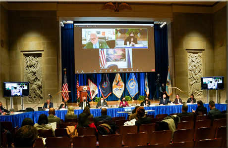 IGIA Senior Plenary Session, February 1, 2022 Department of the Interior Stuart Lee Udall Building photo