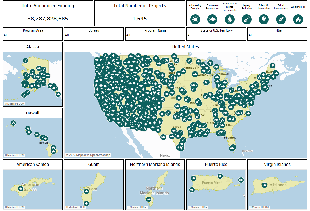 Bipartisan Infrastructure Law - Interactive Bil Projects Map Dec 2023 