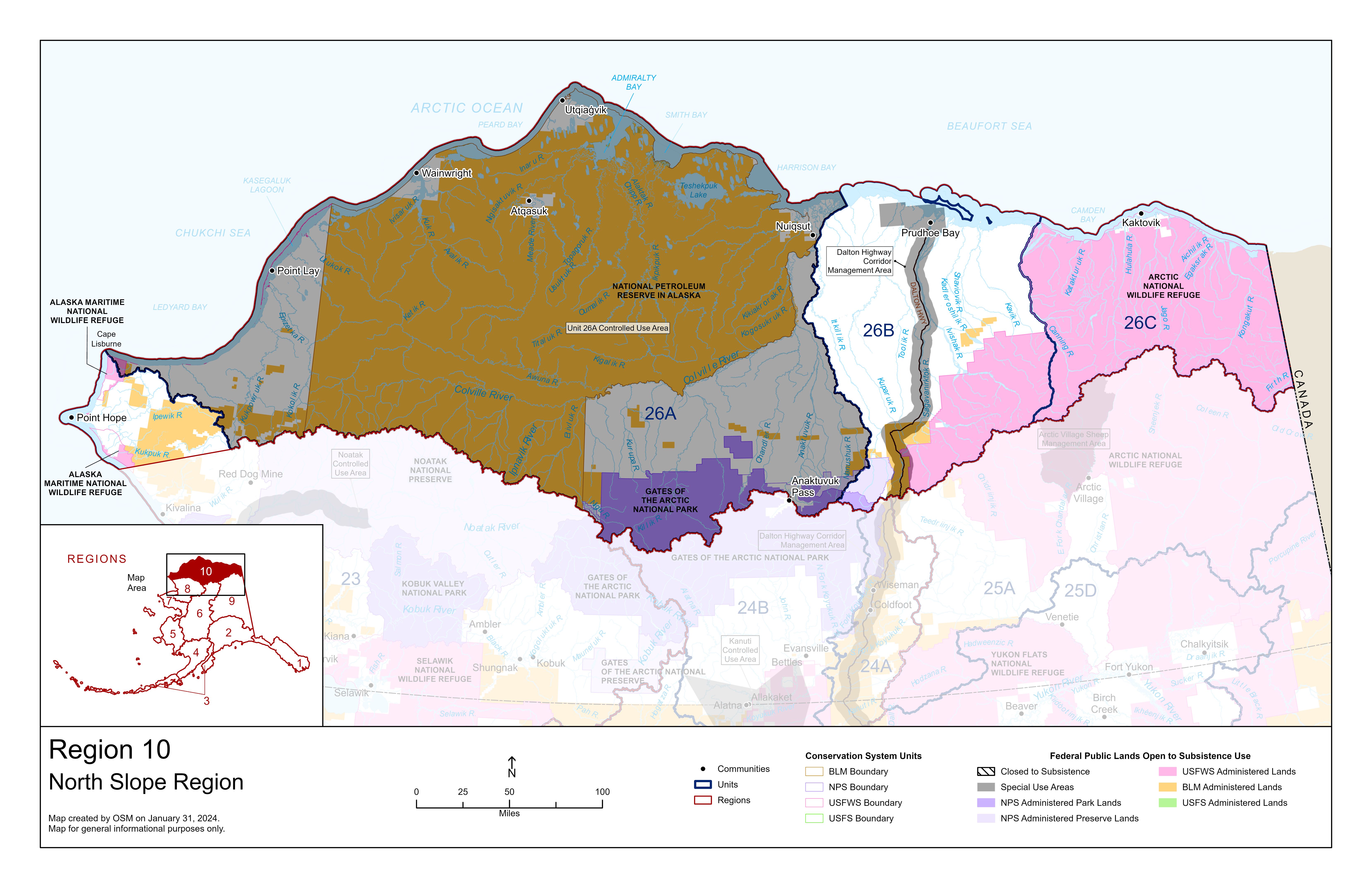 NSRAC Regional Map