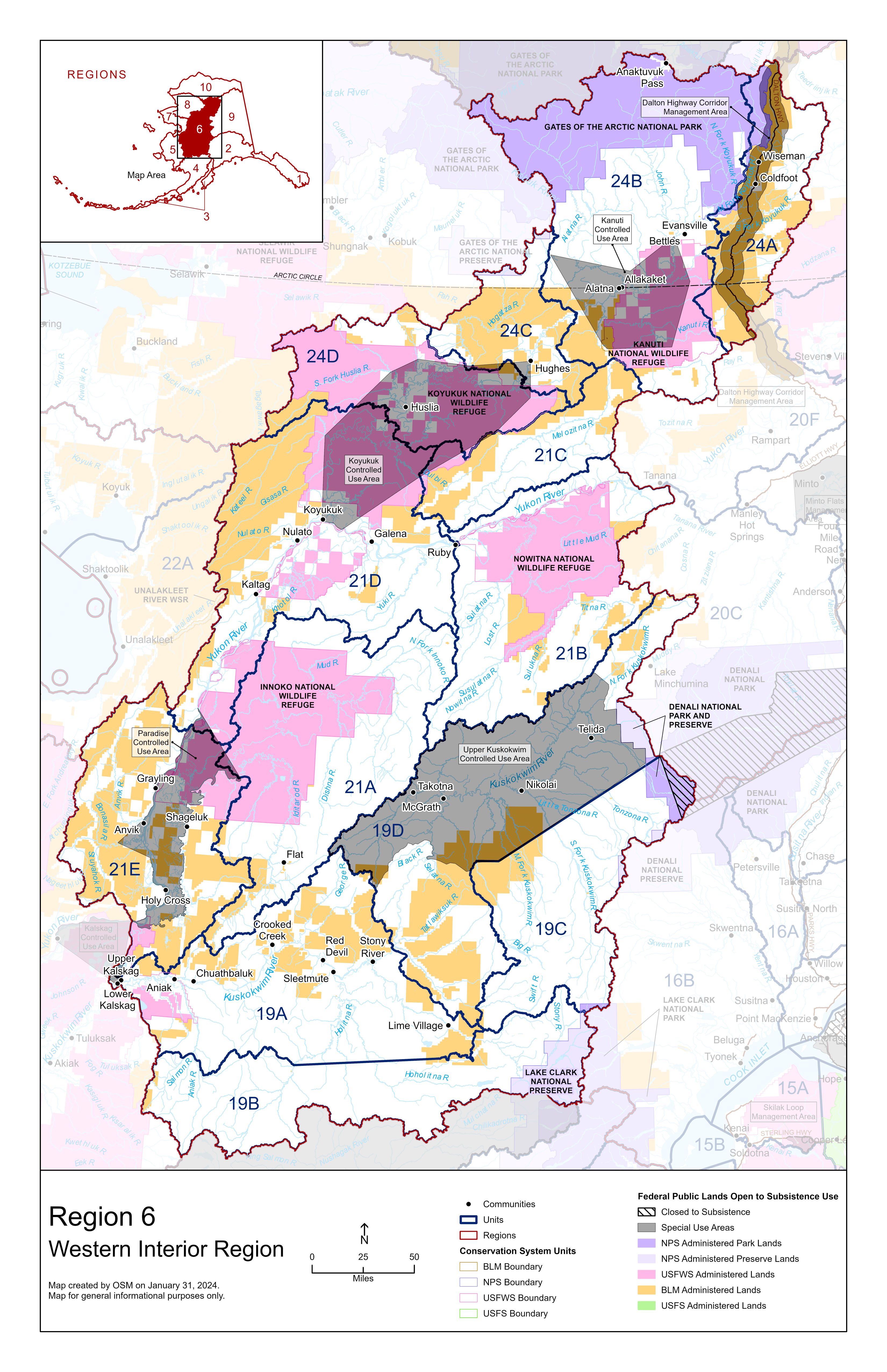 WIRAC Regional Map