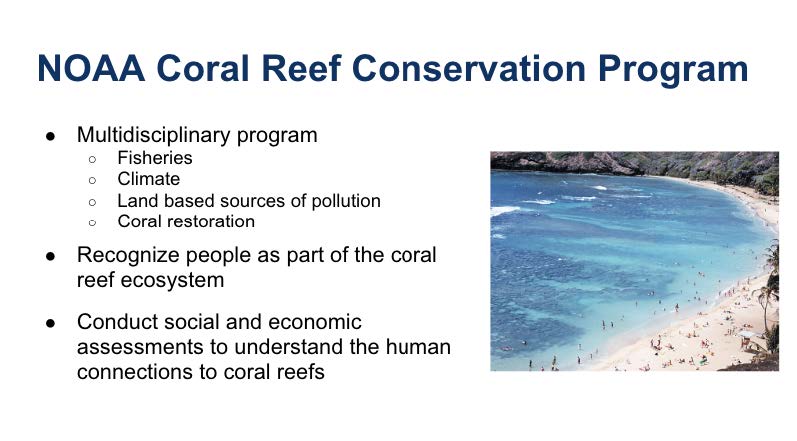 NOAA Coral Reef Conservation Program logo