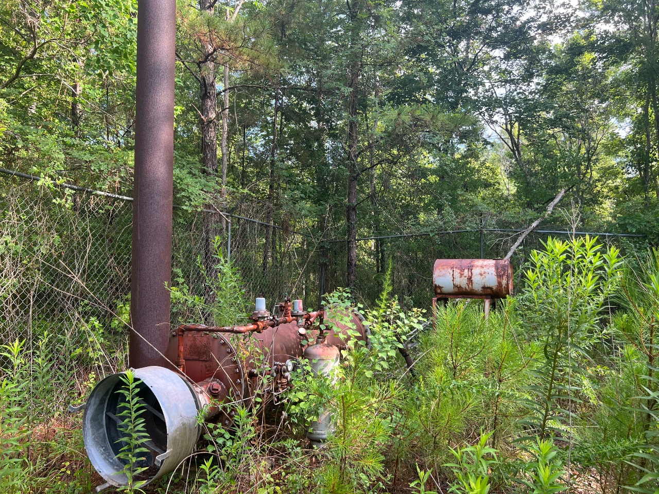 Orphaned oil and gas well in Big Thicket National Preserve. 