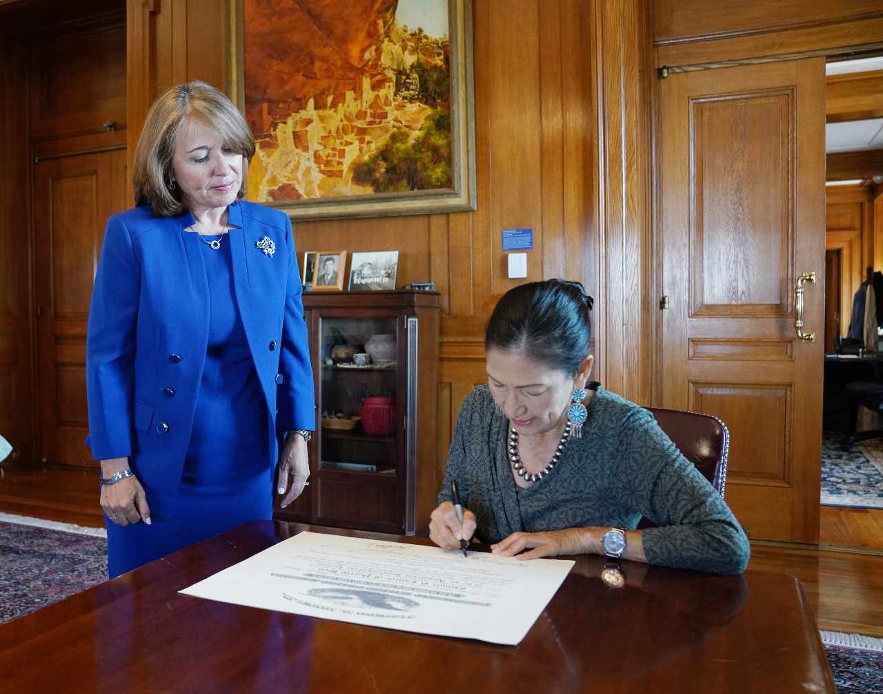 Carmen G. Cantor sworn in by Secretary Haaland