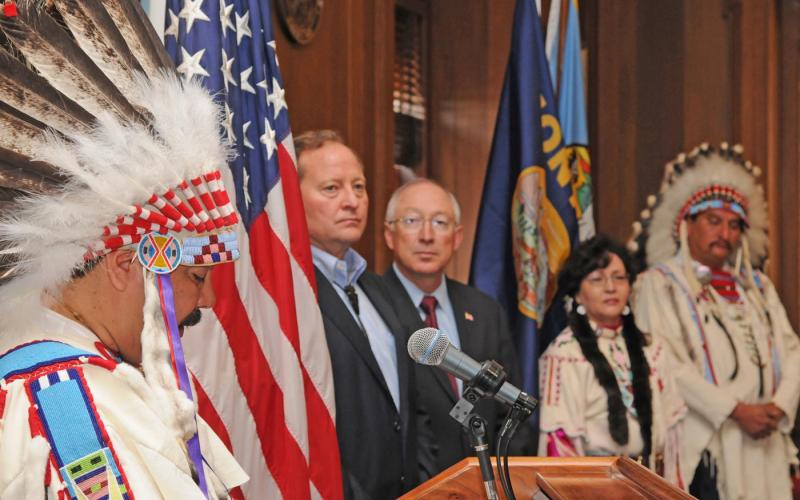 Photos Crow TribeMontana Water Rights Compact Signing Ceremony U.S