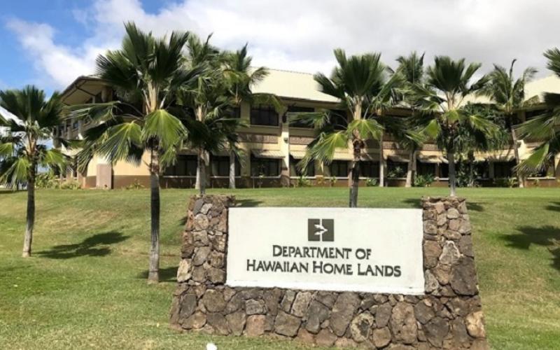 A photo of the Department of Hawaiian Home Lands building