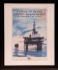 Bureau of Ocean Energy Management print depicting an offshore rig