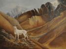 "Sentinel of the Upper Atigun" oil on linen painting by Sue Steinacher, 2022