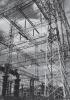 Black and white photograph by Ansel Adams of power units at Boulder Dam [Hoover Dam]