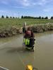 Stream sampling in the School Branch watershed.