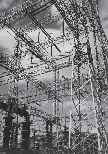 Black and white photograph by Ansel Adams of power units at Boulder Dam [Hoover Dam]