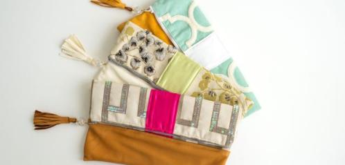 Beaded bags made by Kathryn Hopkins