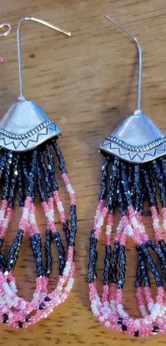 Earrings, Charging Eagle Development Corporation, ©2023