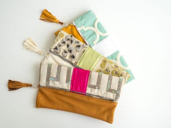 Beaded bags made by Kathryn Hopkins