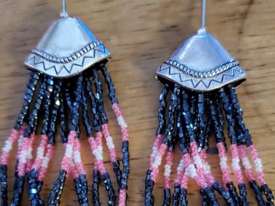 Earrings, Charging Eagle Development Corporation, ©2023