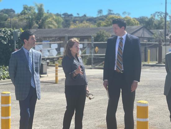 Acting Deputy Secretary Daniel-Davis visited the Goleta Water District in California.