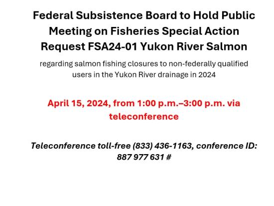 FSA24-01 meeting announcement