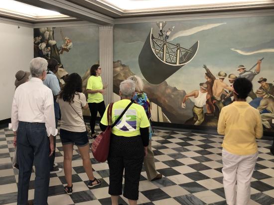 Art and architecture tours within the Stewart Lee Udall Department of the Interior Building