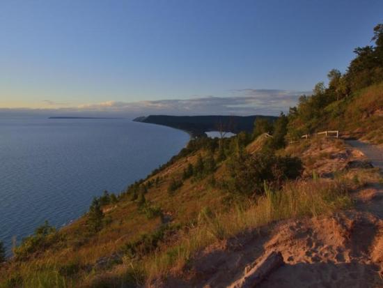 A view of Sleeping Bear Dunes National Lakeshore