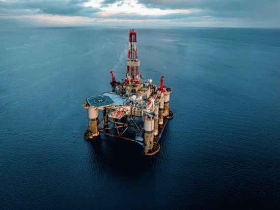 Oil and Gas Rig in the GOA