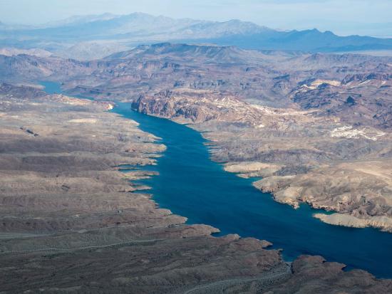 Aerial photo of the Colorado River
