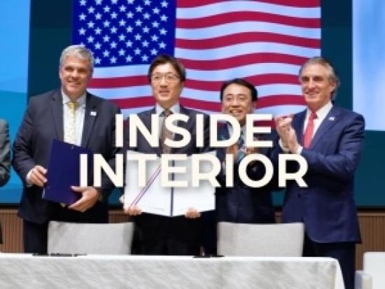 Secretary Burgum in a formal setting