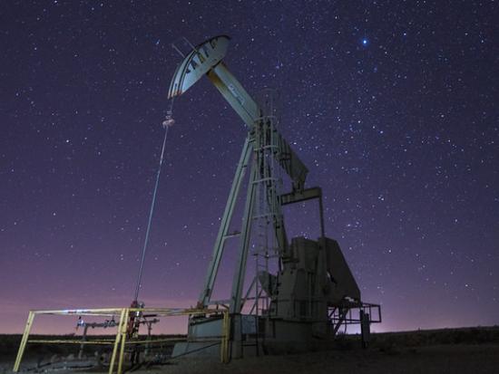 A pump jack in New Mexico