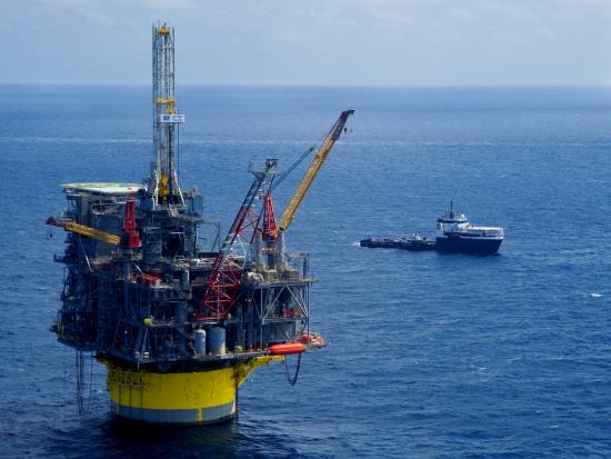 Offshore Oil Rig in the Gulf of Mexico