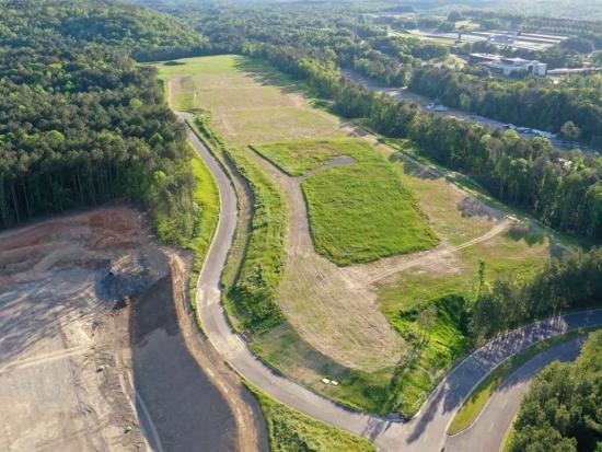 An abandoned mine land site is being remediated through economic development