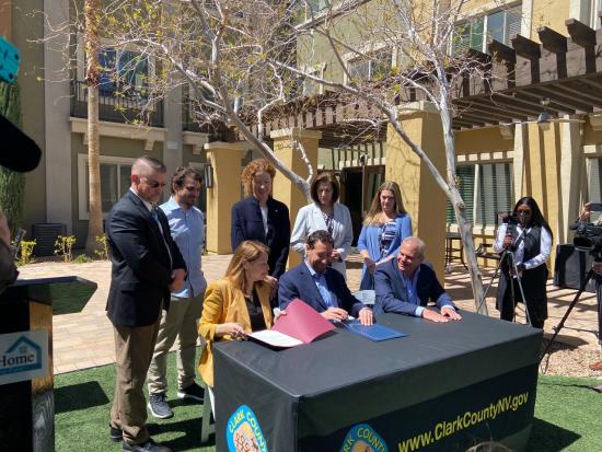 Leaders gathered to celebrate a new community investment in Nevada  