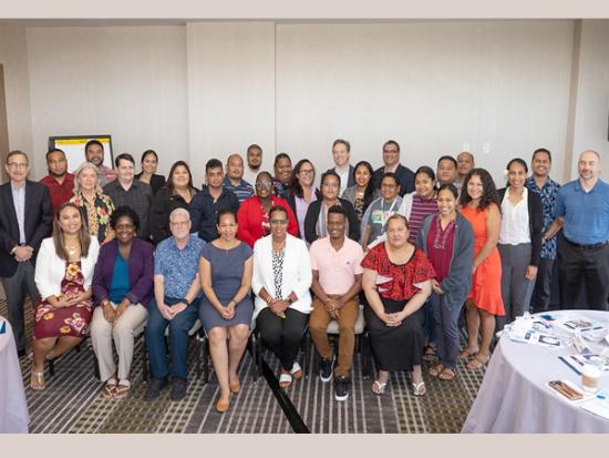 Island Government Finance Officers Association Summer 2022 participants and organizers photo