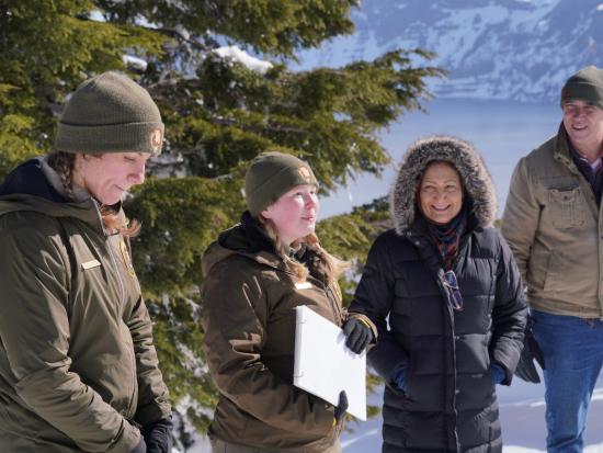 Secretary Haaland visits Crater Lake National Park