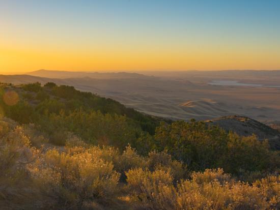 Soda Lake Sunset on the Carrizo Plain. 