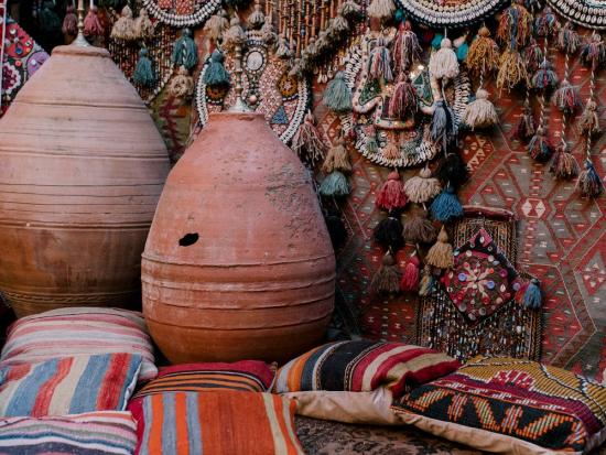 Cultural Heritage Objects on Display in Market