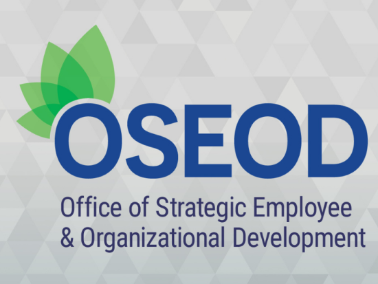 Image of OSEOD logo on blue background
