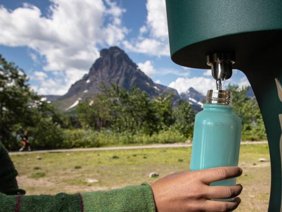 Bottle Filling Station at Glacier National Park