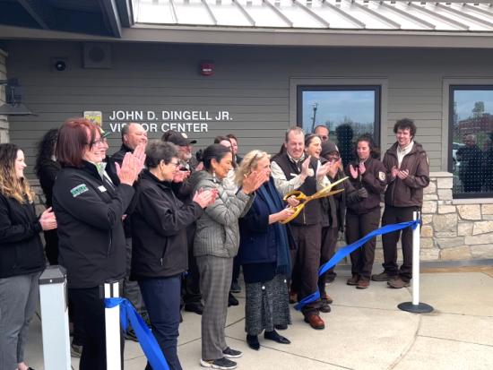 Secretary Haaland attends ribbon-cutting at Detroit River International Wildlife Refuge