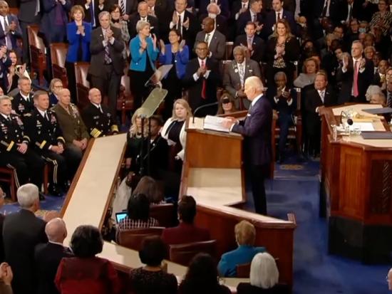 President Biden addresses a joint session of Congress  