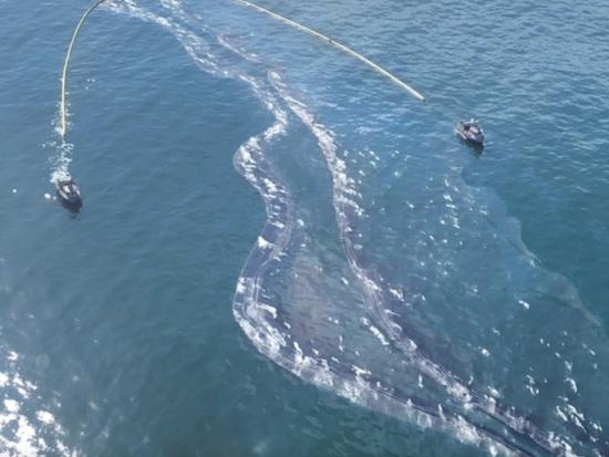 Oil spill off California coast