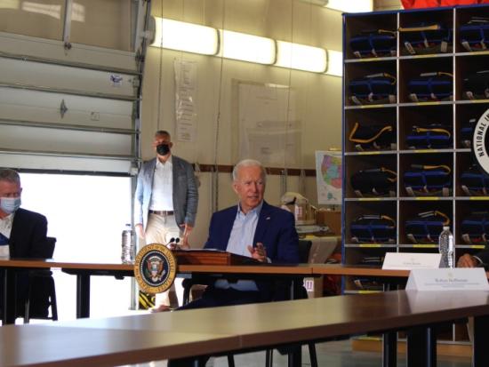 President Biden Visits National Interagency Fire Center