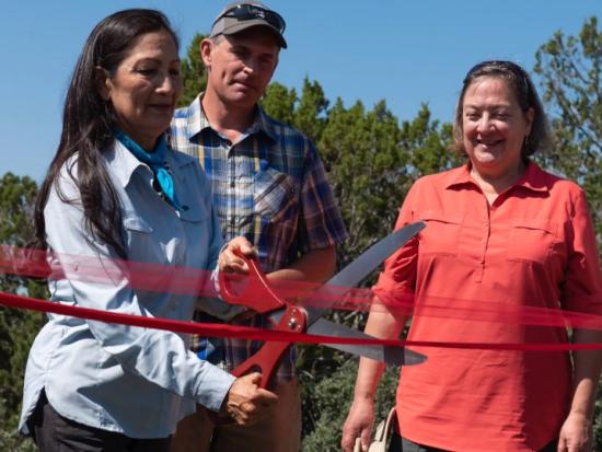 Secretary Haaland at Sabinoso Wilderness