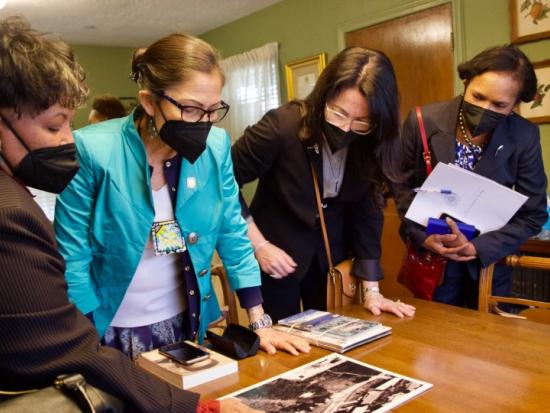 Secretary Haaland at Medgar & Myrlie Evans National Monument