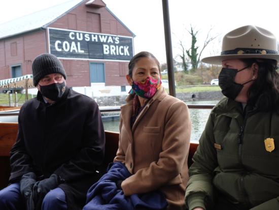Secretary Haaland Tours C&O Canal