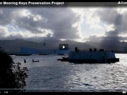 Screenshot of Pearl Harbor Mooring Keys Preservation Project video