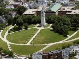 Aerial Photograph of Dorchester Heights and Thomas Park