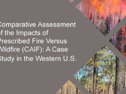Comparative Assessment of the Impacts of Prescribed Fire Versus Wildfire (CAIF): A Case Study in the Western U.S.