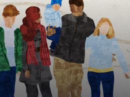 Illustration of a family