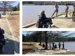 MAT participants experience the newly transformed Fishermen’s Trail at Ninety Six National Historic Site in South Carolina