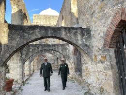 National Park Service Director Chuck Sams tours San Antonio Missions National Historical Park 